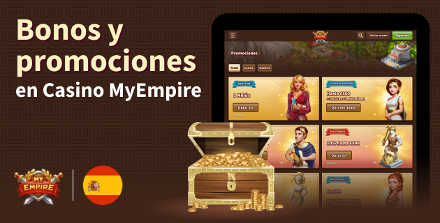 Bonos y promociones en My Empire Casino: Bienvenida, VIP y más