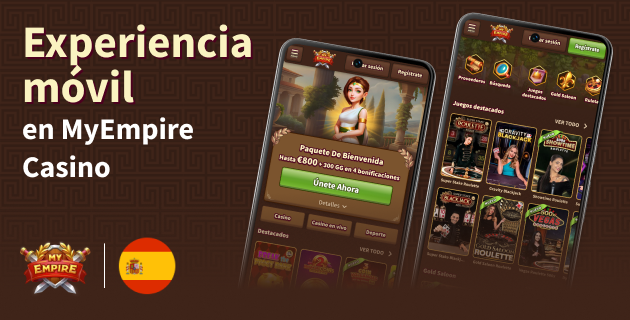 Aplicación móvil de My Empire Casino: cómo usarla e instalarla